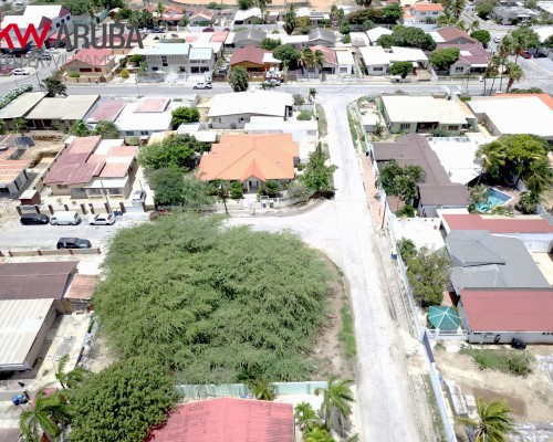 Janszstraat, Oranjestad with development plan for apartments