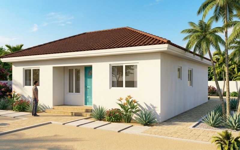 House to finish for sale in Cura Cabai, San Nicolas House to finish for sale in Cura Cabai, San Nicolas